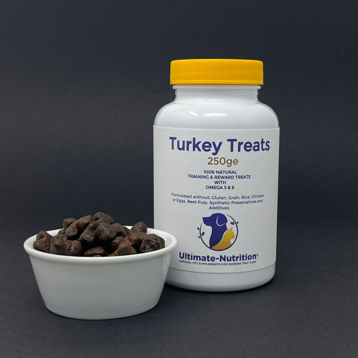 PET RANGE Turkey Treats. Training & Reward Treats. Sizes: 180 & 380.