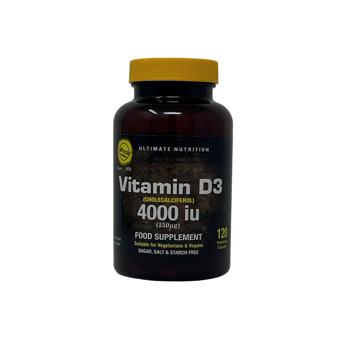 Vitamin D3-4000iu 120 V-Caps ONLY 1 Free Gift per Orders of £89.99+