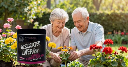 Mature couple with Desiccated Liver and Haemoglobin Iron