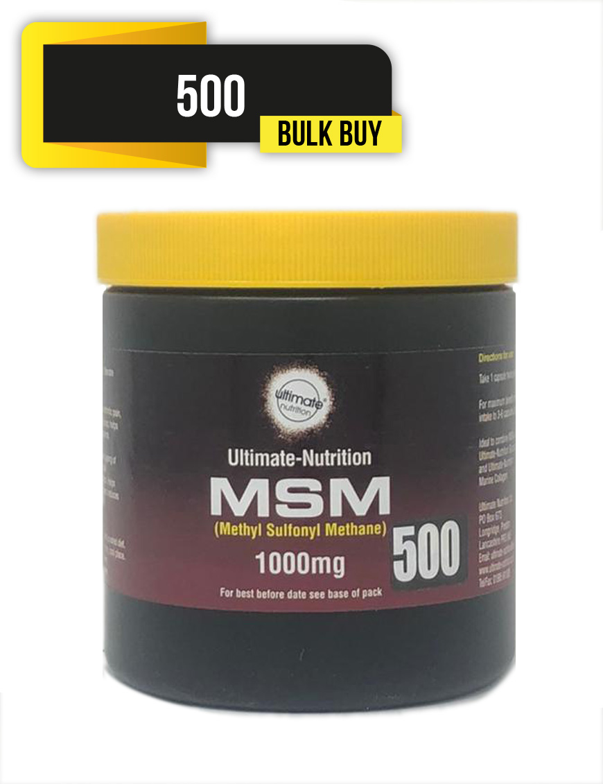 MSM 1000mg  (High Strength) VEGI-CAPS