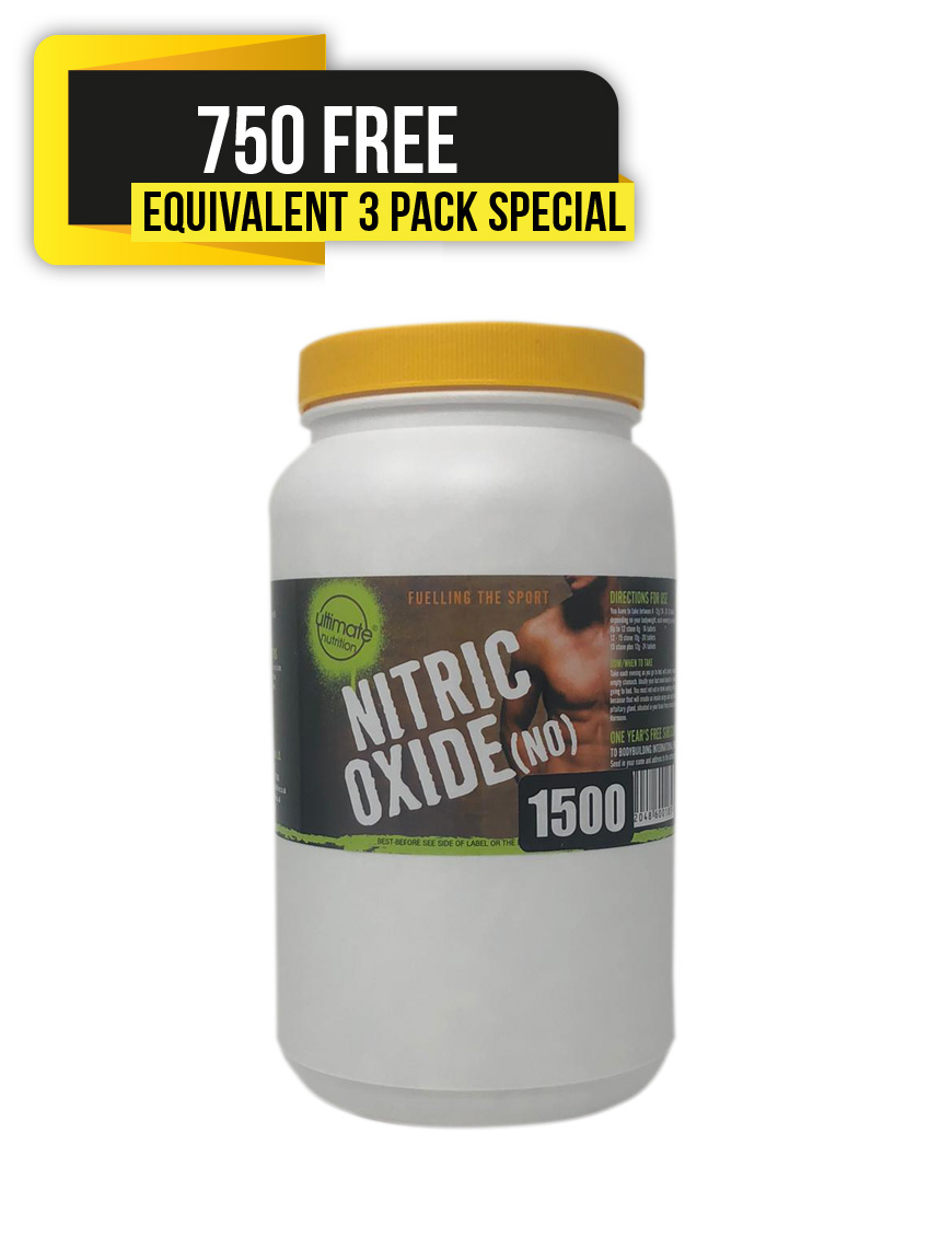 L-Arginine Nitric Oxide (Each pack includes FREE capsules)