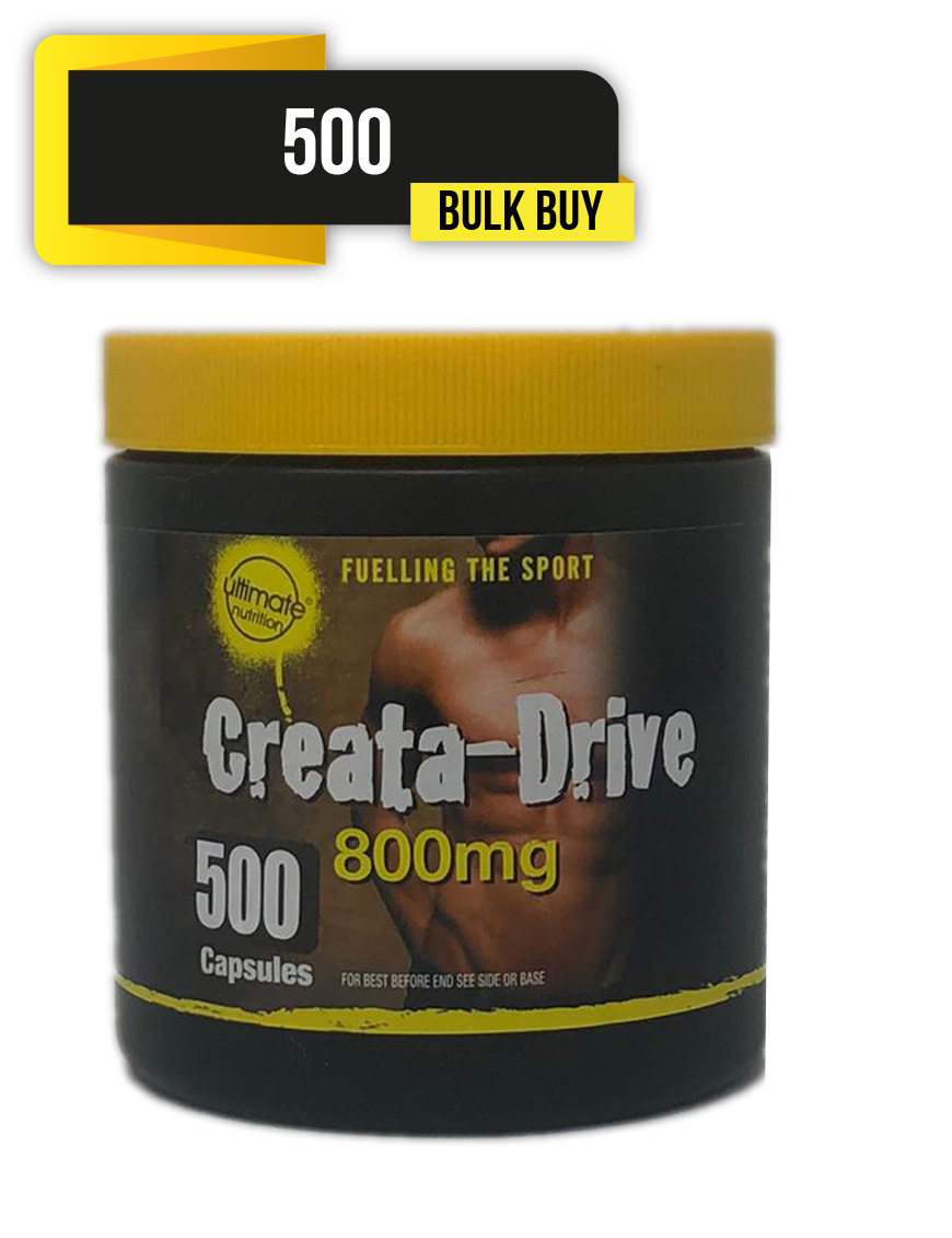 Creata-Drive 800mg Capsules (Creatine in a measured dose)