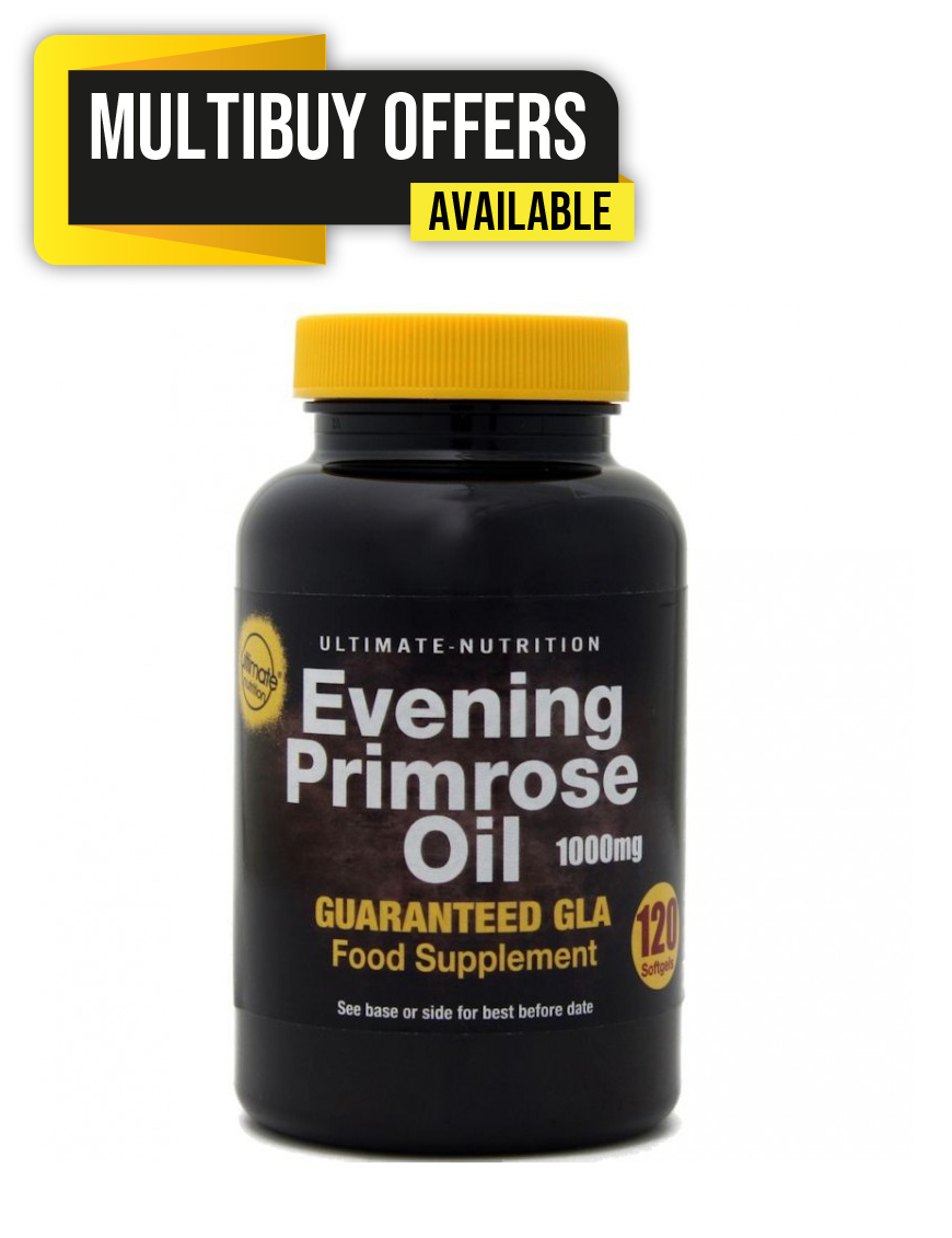Evening Primrose Oil 1000mg softgels (High Strength GLA)