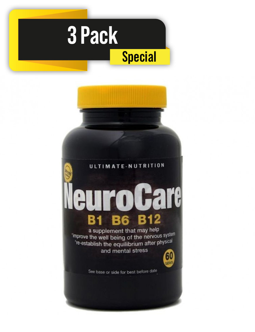 NeuroCare (B1 B6 B12) formula 60 Tablets - 3 Packs