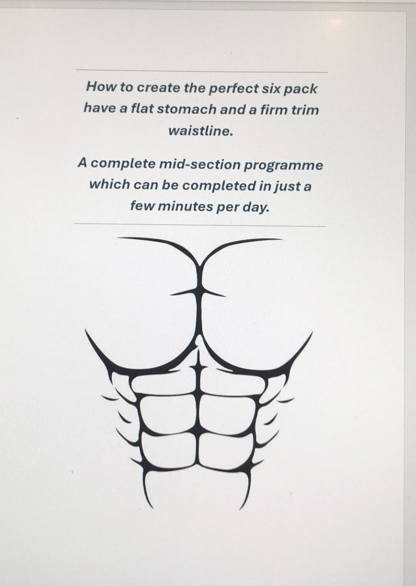 How to Create the Perfect 6-pack, have a Flat Stomach & Firm Waistline