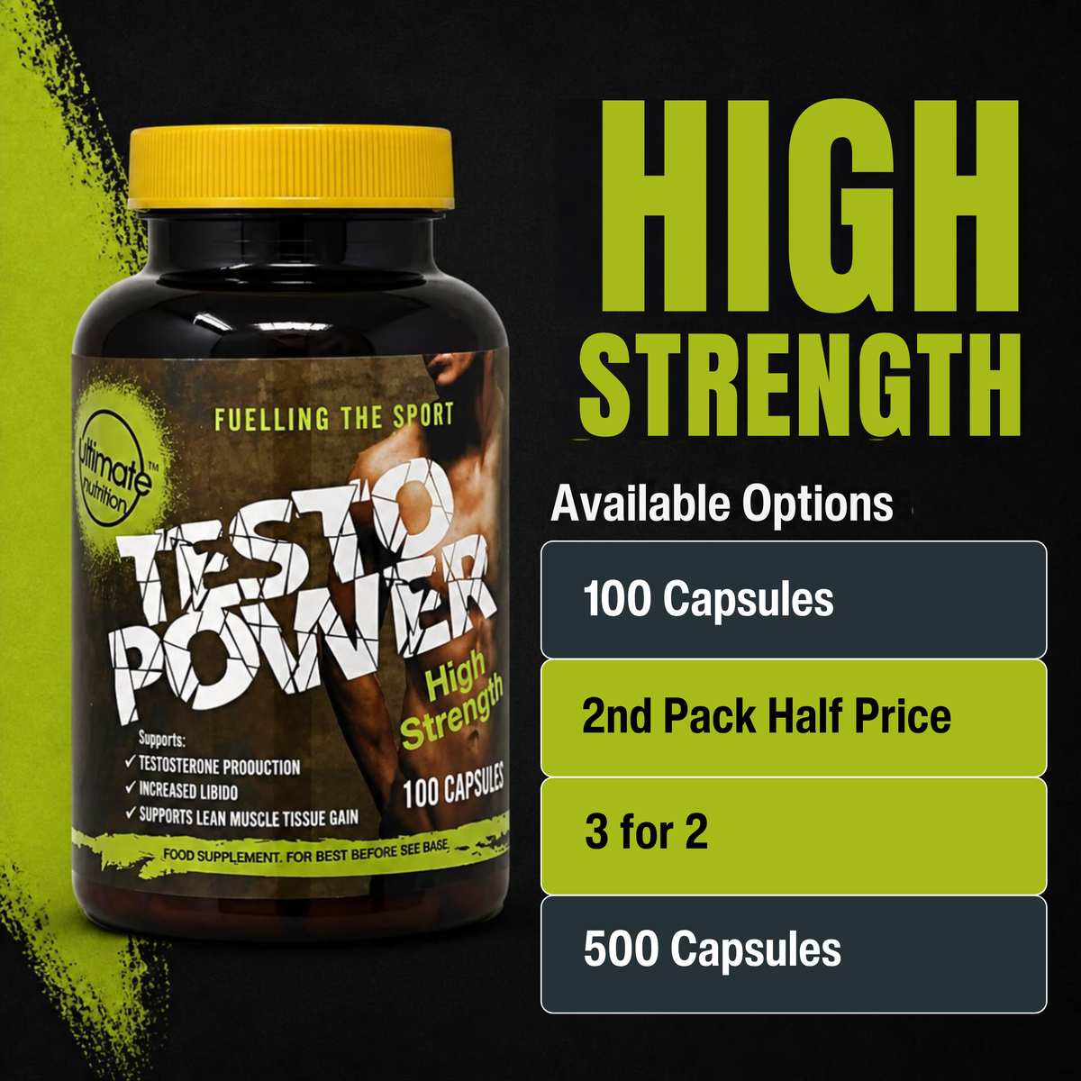 Testo Power - Increase GH, Virility & Testosterone