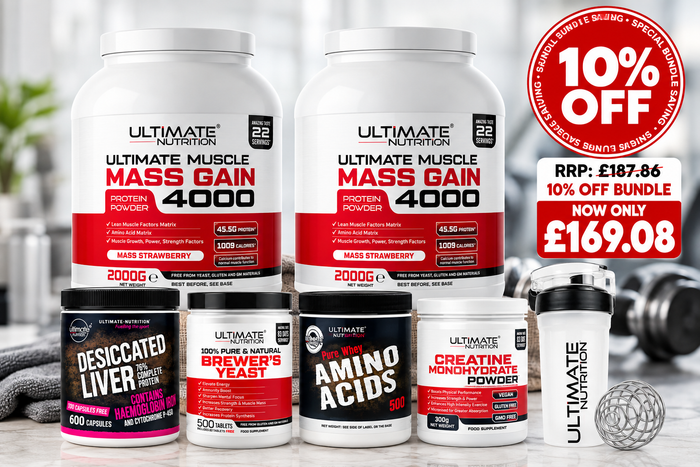 Advanced Muscle Gain Bundle | 6 Products + FREE Shaker | Save 10%