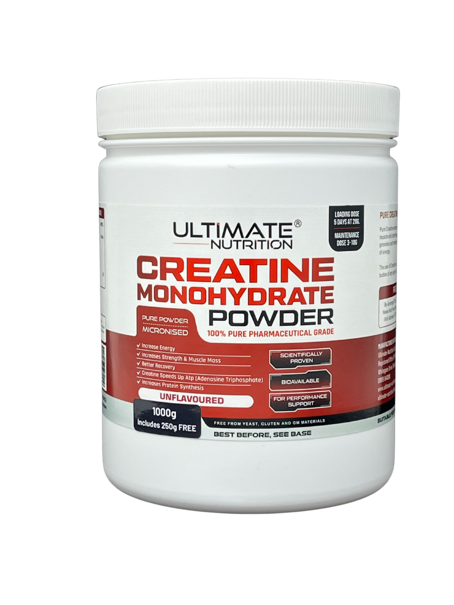 Pure Creatine Monohydrate Free powder in each pack.