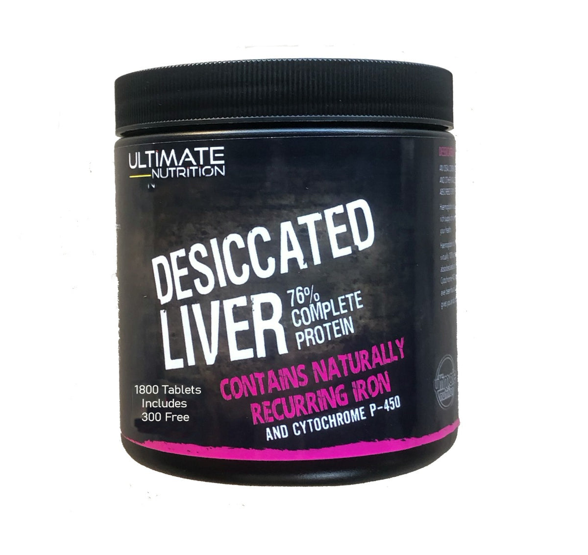 Desiccated Liver with Naturally Recurring Iron
