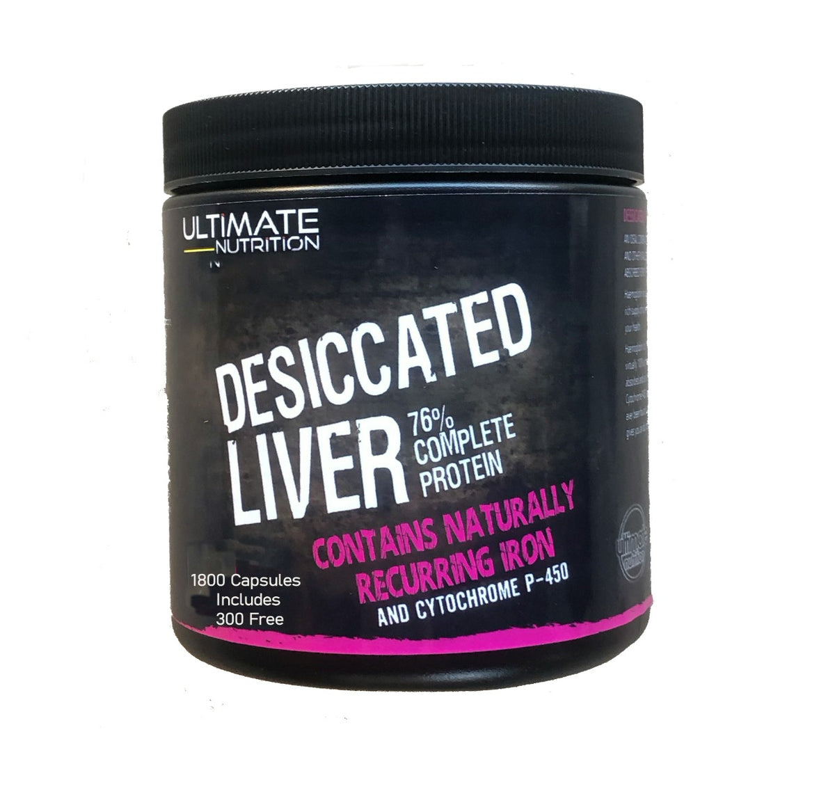 Desiccated Liver with Naturally Recurring Iron