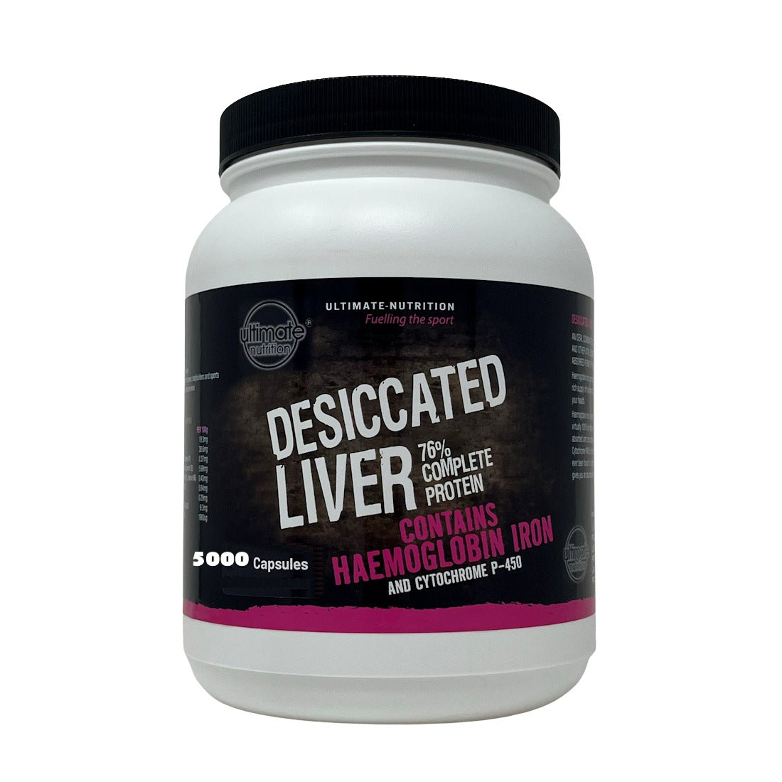 Desiccated Liver with  Extra Haemoglobin Iron