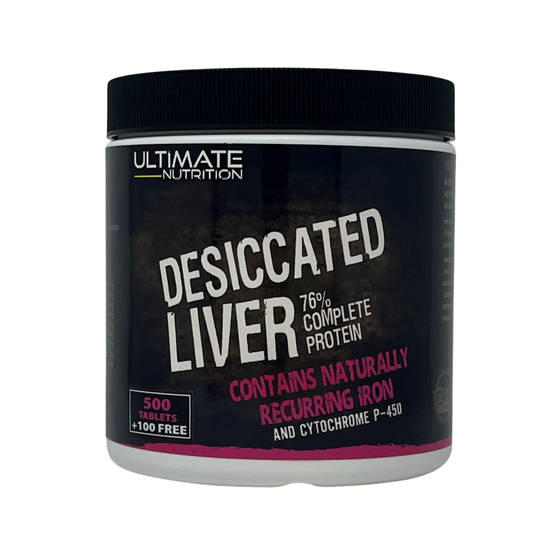Desiccated Liver with Naturally Recurring Iron