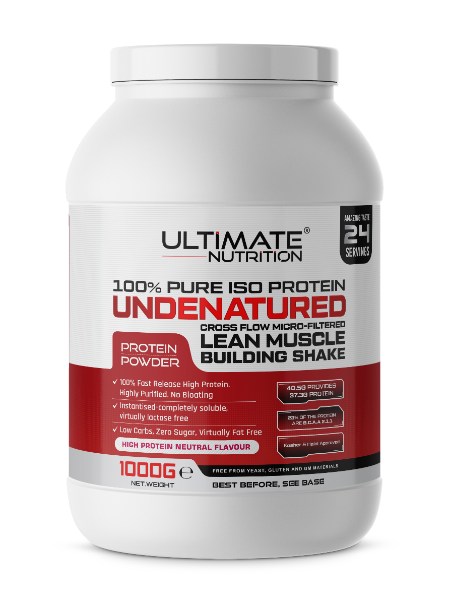 Pure 100% ISOLATE Clear Whey Protein content 92g/100g. (£1.60 per serving*)