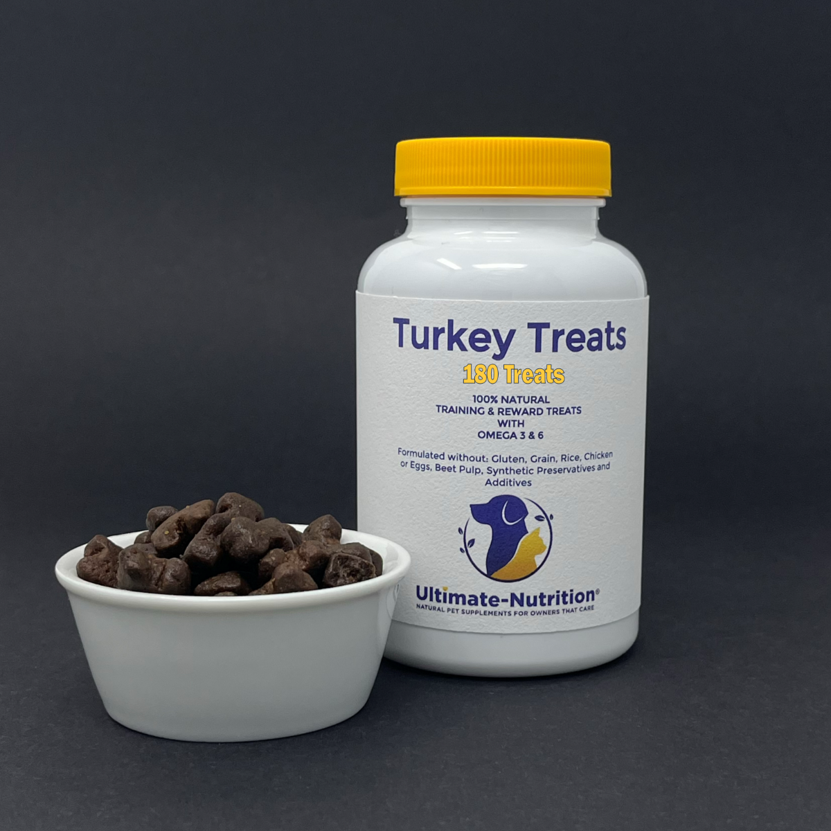 PET RANGE Turkey Treats. Training & Reward Treats. Sizes: 180 & 380.