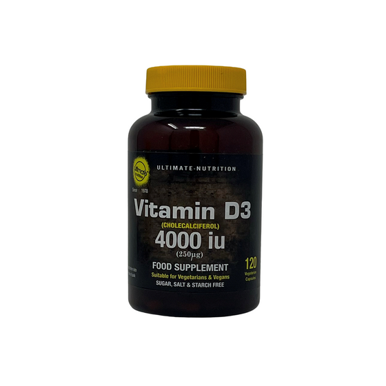 Vitamin D3-4000iu 120 V-Caps ONLY 1 Free Gift per Orders of £89.99+