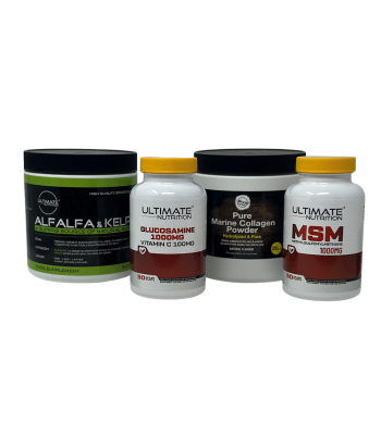JOINT RELIEF BUNDLE - Marine, Glucosamine, Alfalfa & Kelp, MSM - SAVE 12%