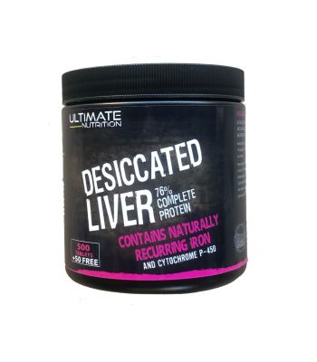 Desiccated Liver with Naturally Recurring Iron-550 Tablets Includes 50 Free